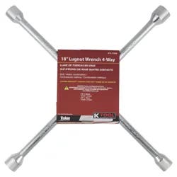 KTOOL K Tool Lugnut Wrench 4 Way SAE/Metric Combo, 18 in