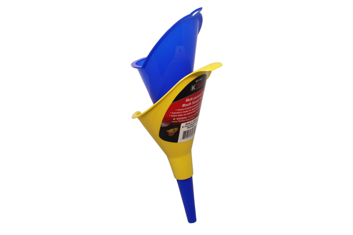 slide 1 of 1, KTOOL K-Tool Multipurpose Big Mouth Funnel Set, 2 ct., 2 ct