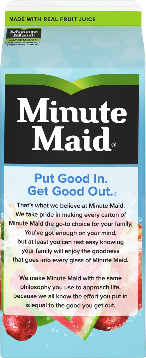 slide 8 of 12, Minute Maid Watermelon Fruit Drink, 59 oz