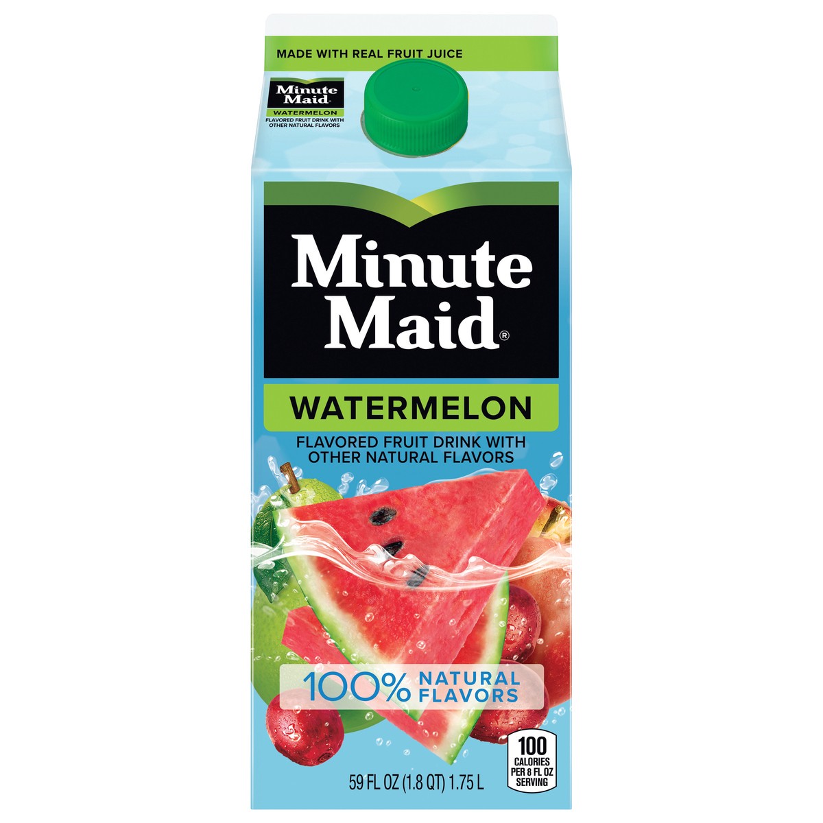 slide 1 of 12, Minute Maid Watermelon Fruit Drink, 59 oz