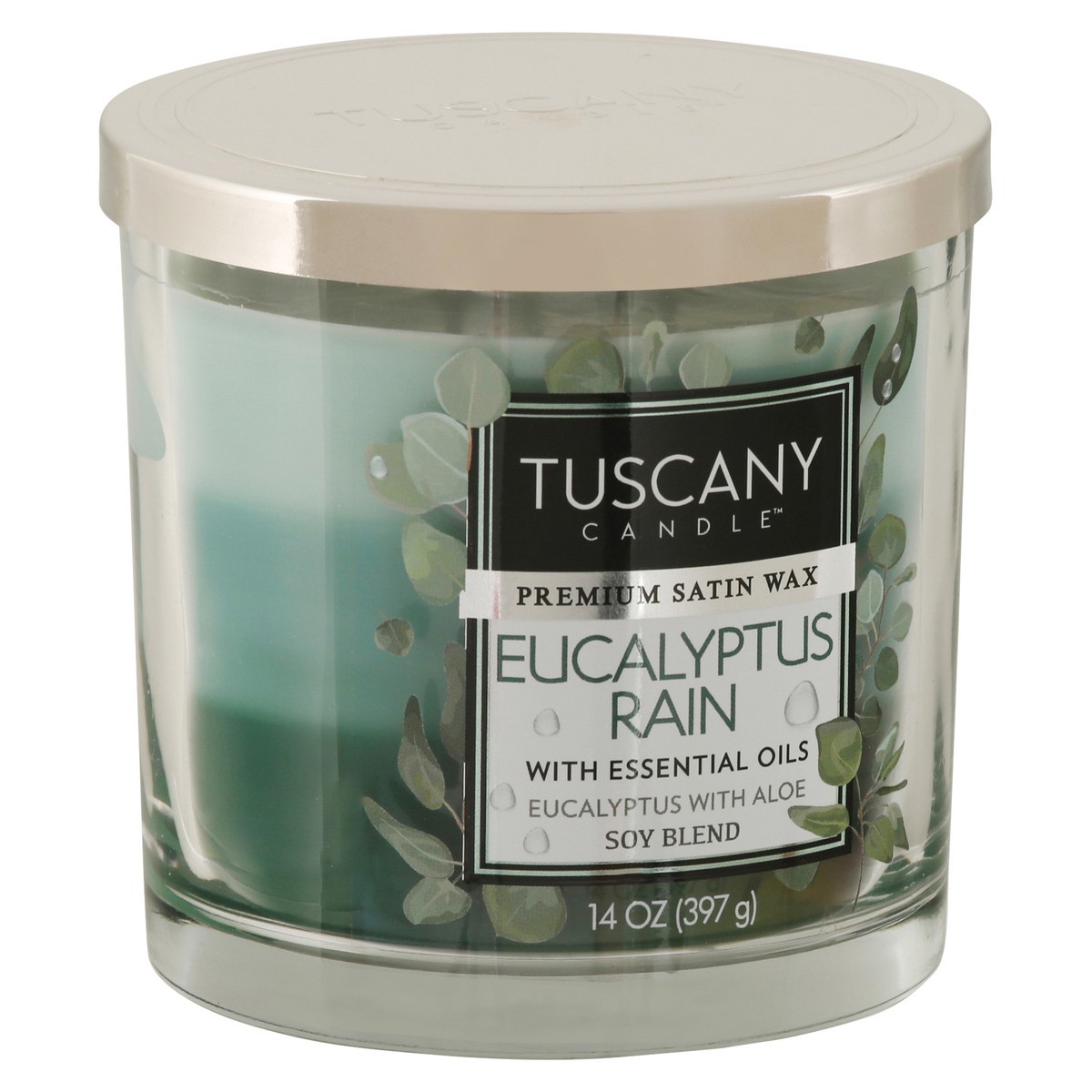 slide 3 of 12, Tuscany Candle Tuscany Eucalyptus Rain Candle, 1 ct