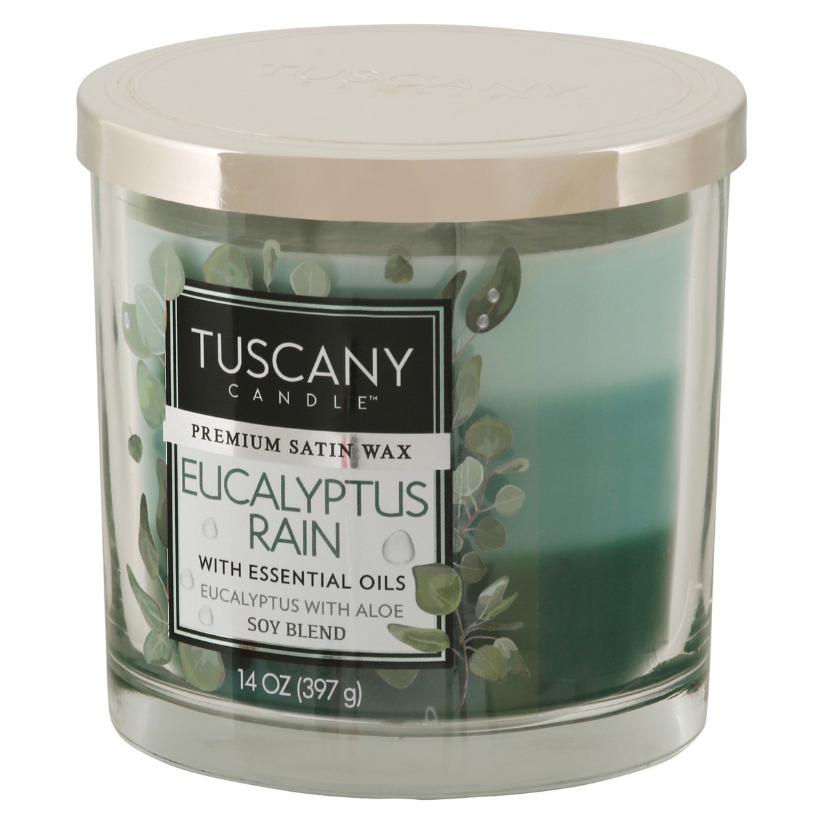 slide 5 of 12, Tuscany Candle Tuscany Eucalyptus Rain Candle, 1 ct