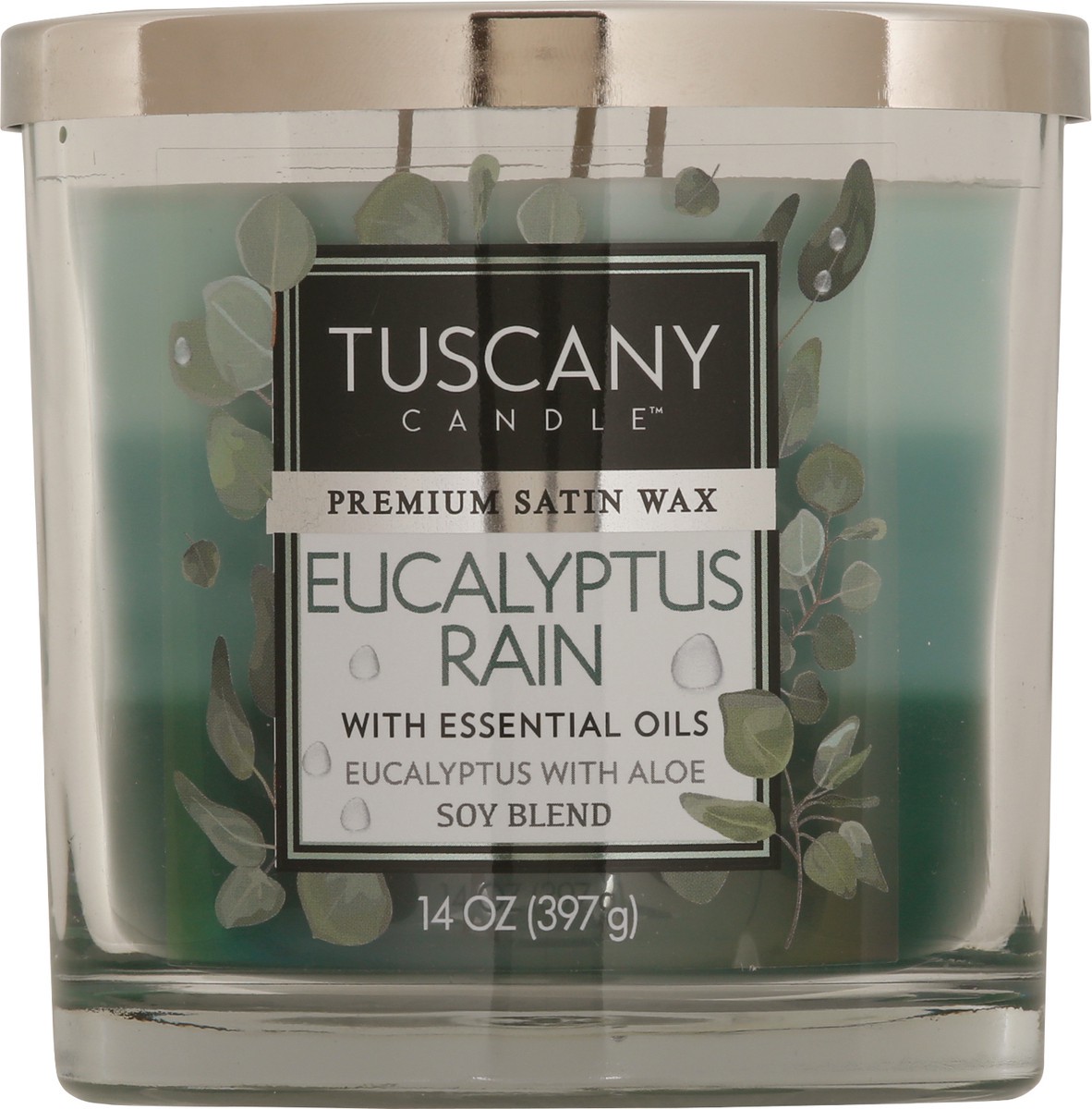 slide 11 of 12, Tuscany Candle Tuscany Eucalyptus Rain Candle, 1 ct