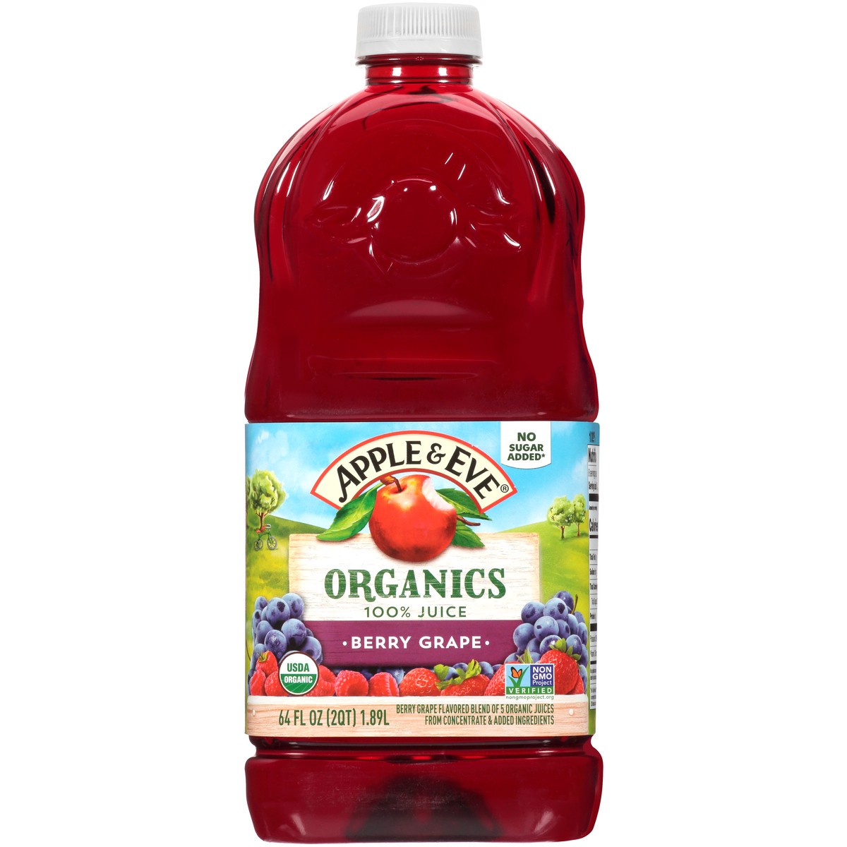 slide 1 of 9, Apple & Eve Organics Berry Grape 100% Juice- 64 fl oz, 64 fl oz