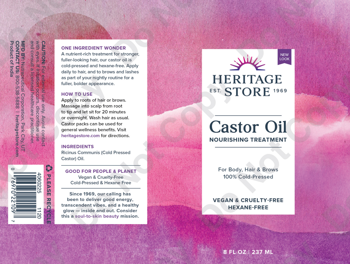 slide 2 of 2, Heritage Store Nourishing Treatment Castor Oil 8 fl oz, 8 fl oz