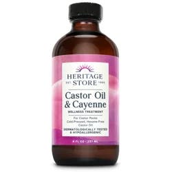Heritage Prod Inc (Haba) Castor Oil & Cayenne