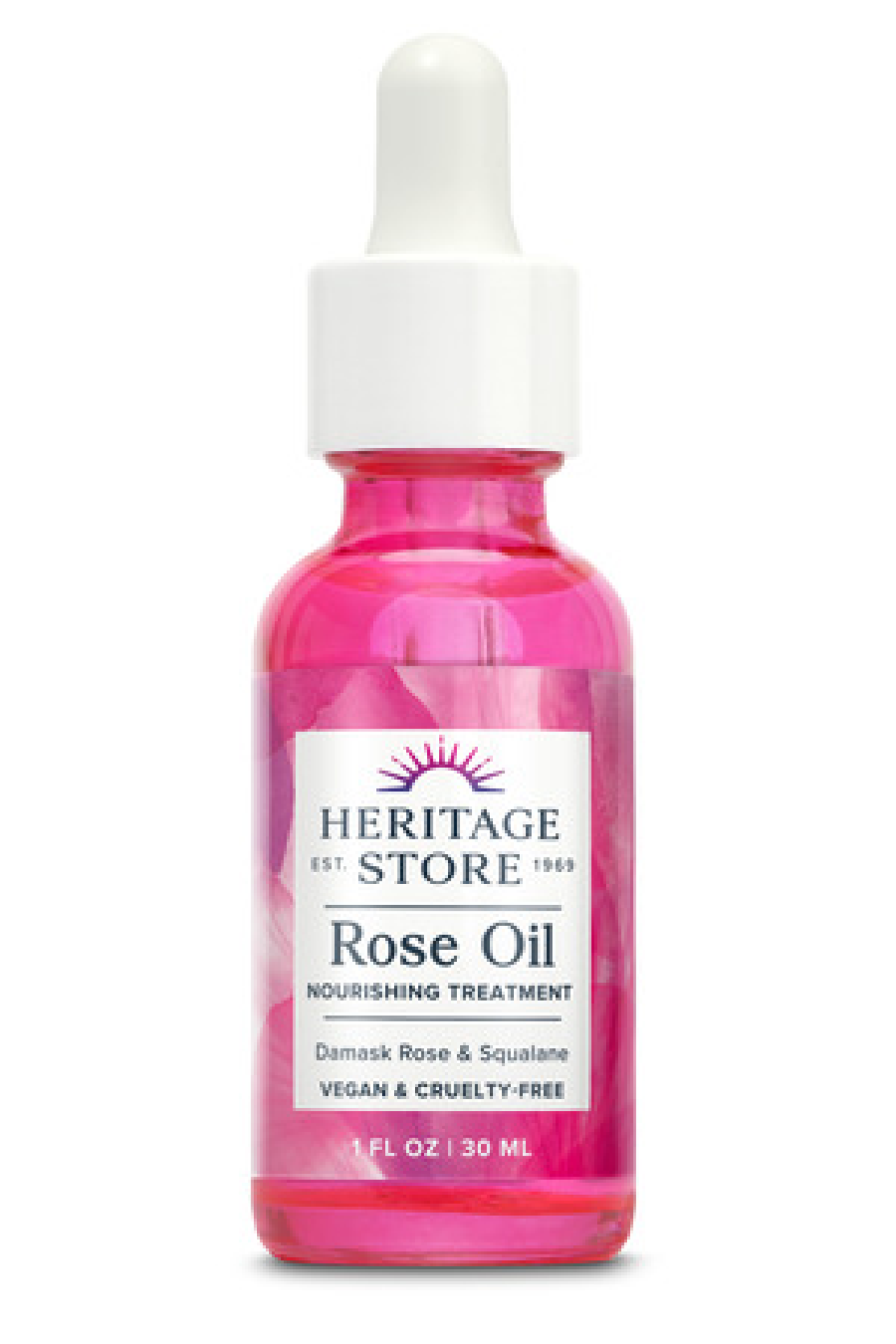 slide 1 of 2, Heritage Store Rose Oil 1 fl oz, 1 fl oz