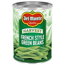 Del Monte Harvest French Style Green Beans, 14.5 oz Can