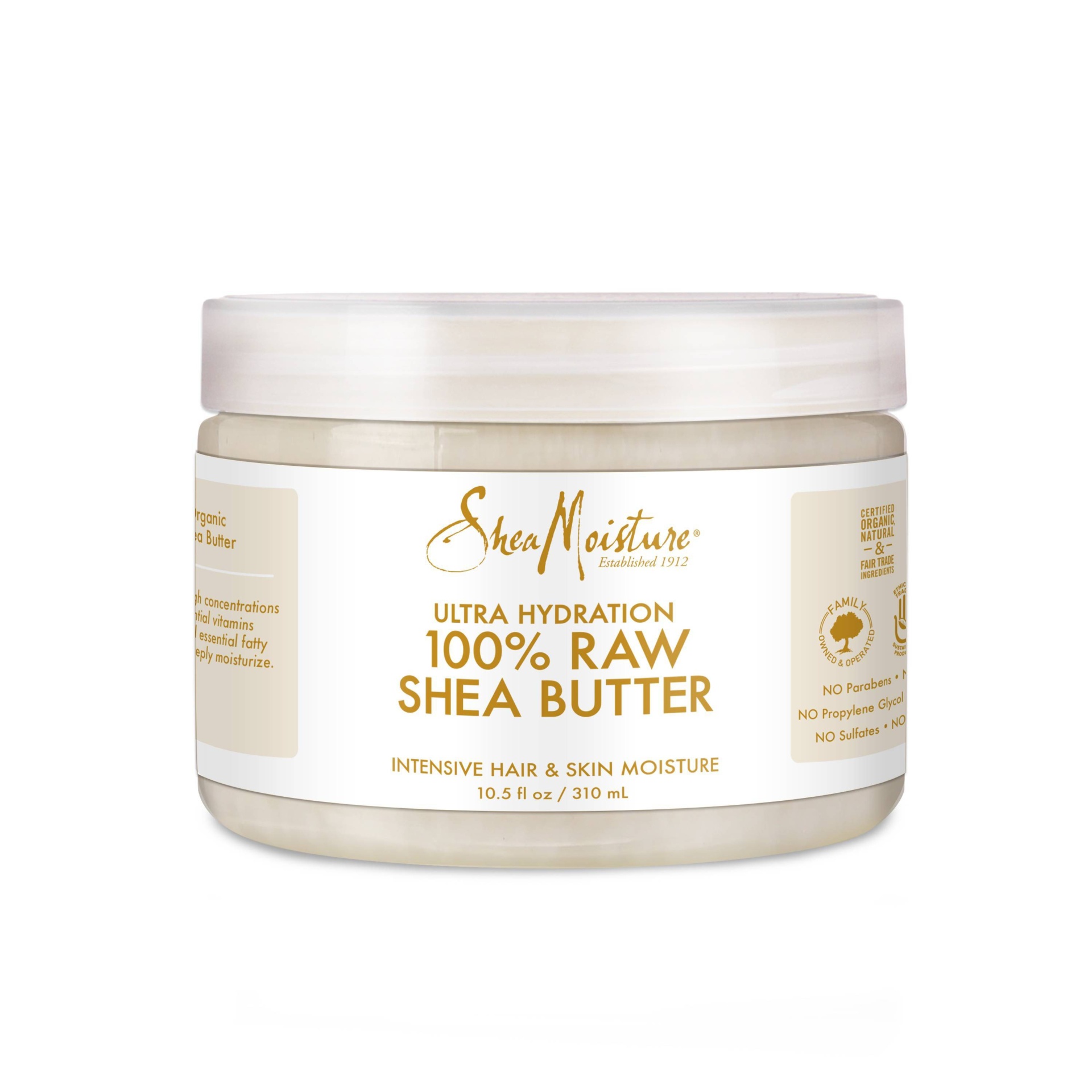 slide 1 of 6, SheaMoisture 100% Raw Butter, 10.5 fl oz