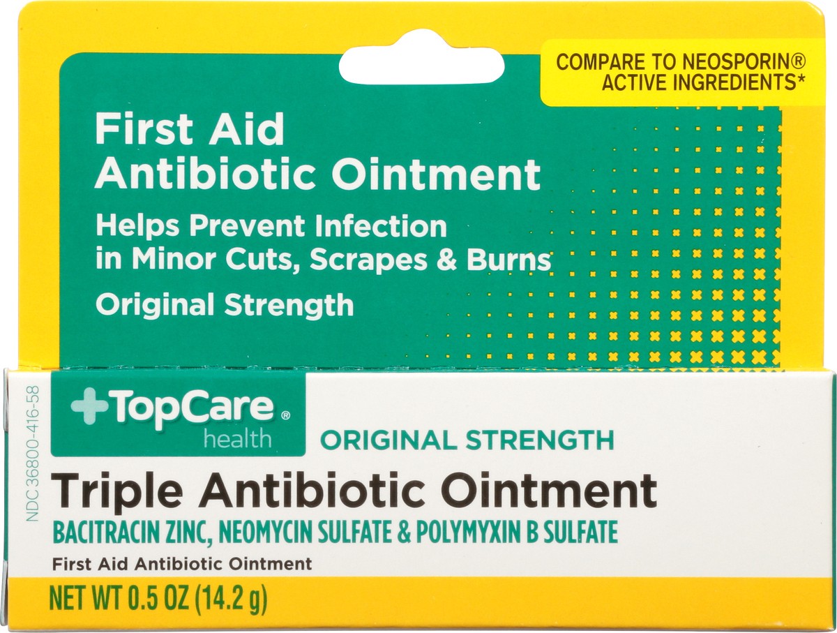 slide 8 of 9, TopCare Health Original Strength Triple Antibiotic Ointment 0.5 oz, 0.5 oz