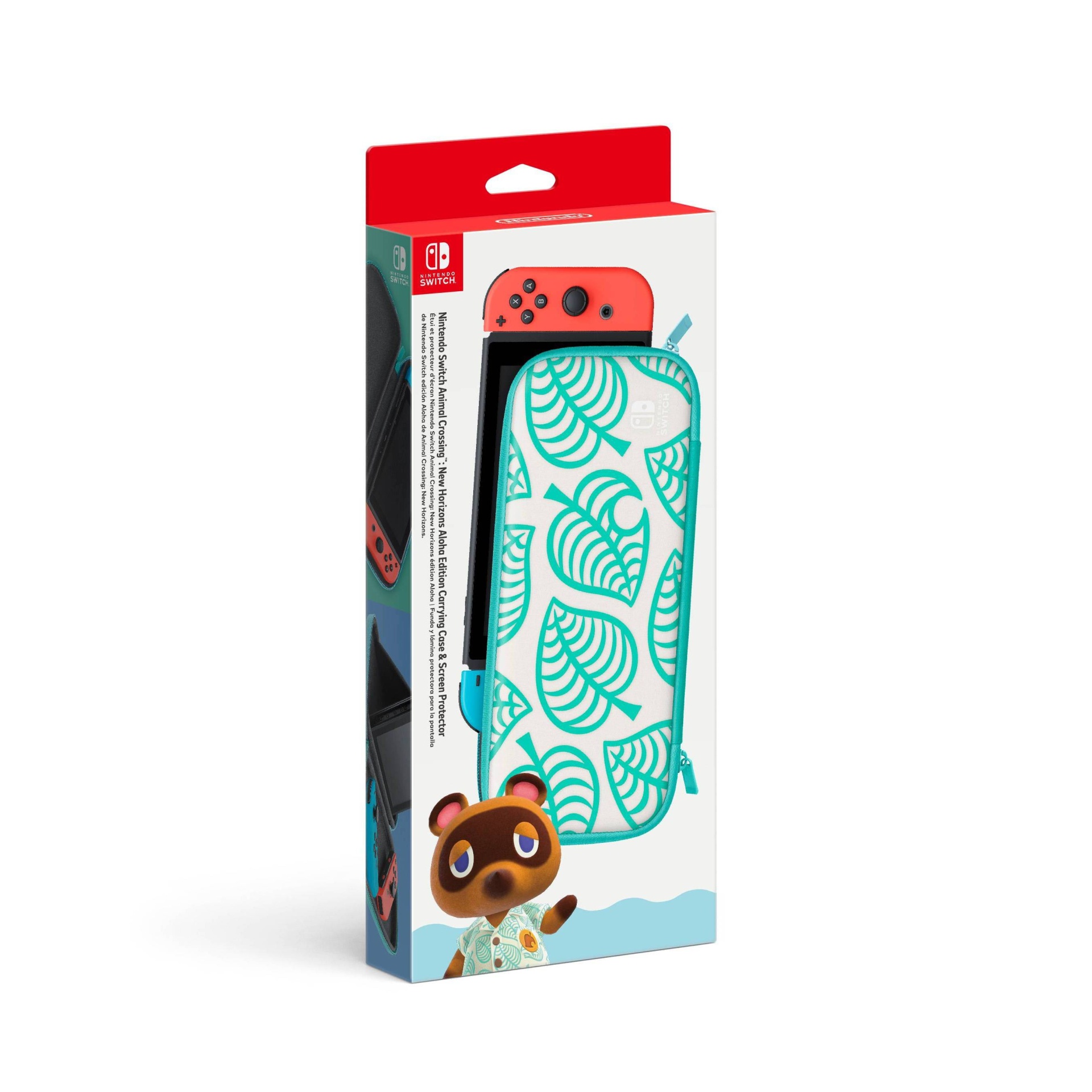 slide 1 of 2, Nintendo Switch Animal Crossing: New Horizons Aloha Edition Carrying Case & Screen Protector, 1 ct