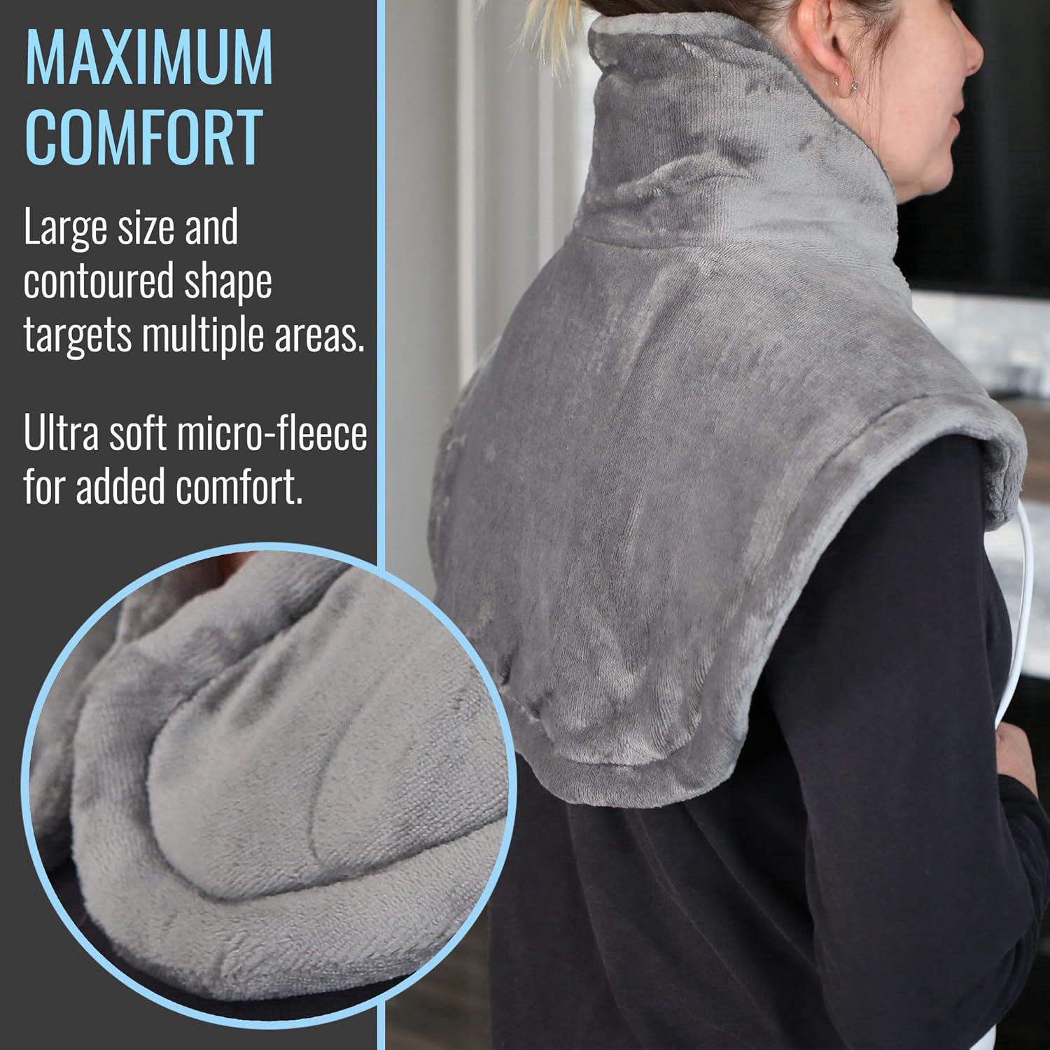 slide 2 of 3, Dmi Large Neck And Shoulder Heating Pad, 1 ct