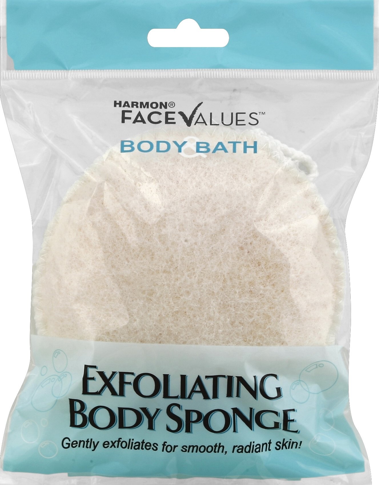 slide 1 of 1, Harmon Face Values Exfoliating Body Sponge, 1 ct