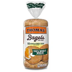 Thomas' 100% Whole Wheat Bagels - 20 Oz