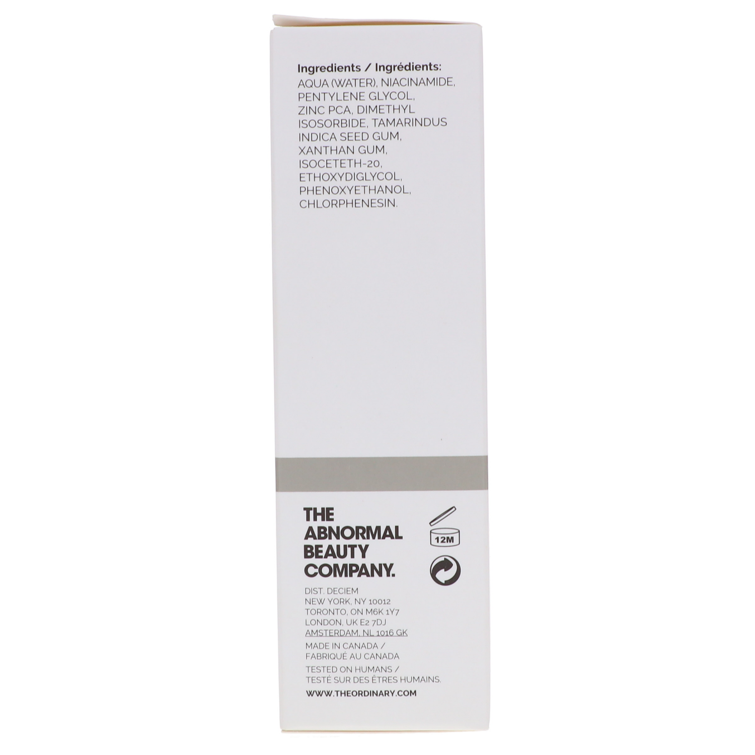 slide 2 of 3, THE ORDINARY NIAC 10%+ZINC 1% 2.0oz, 2 oz