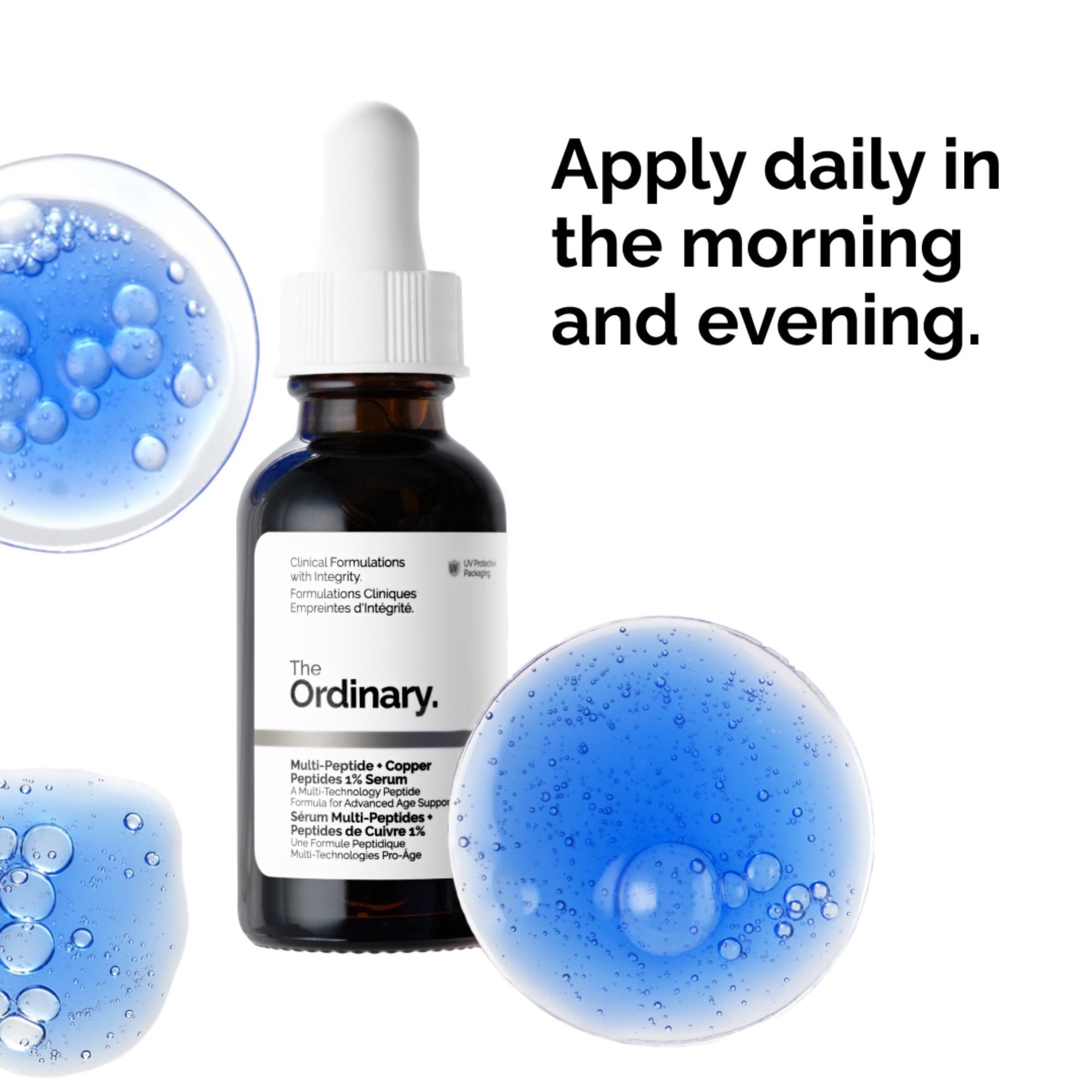 slide 8 of 9, The Ordinary Multi-Peptide + Copper Peptides 1% for Wrinkles and Skin Elasticity 1 oz / 30 ml,