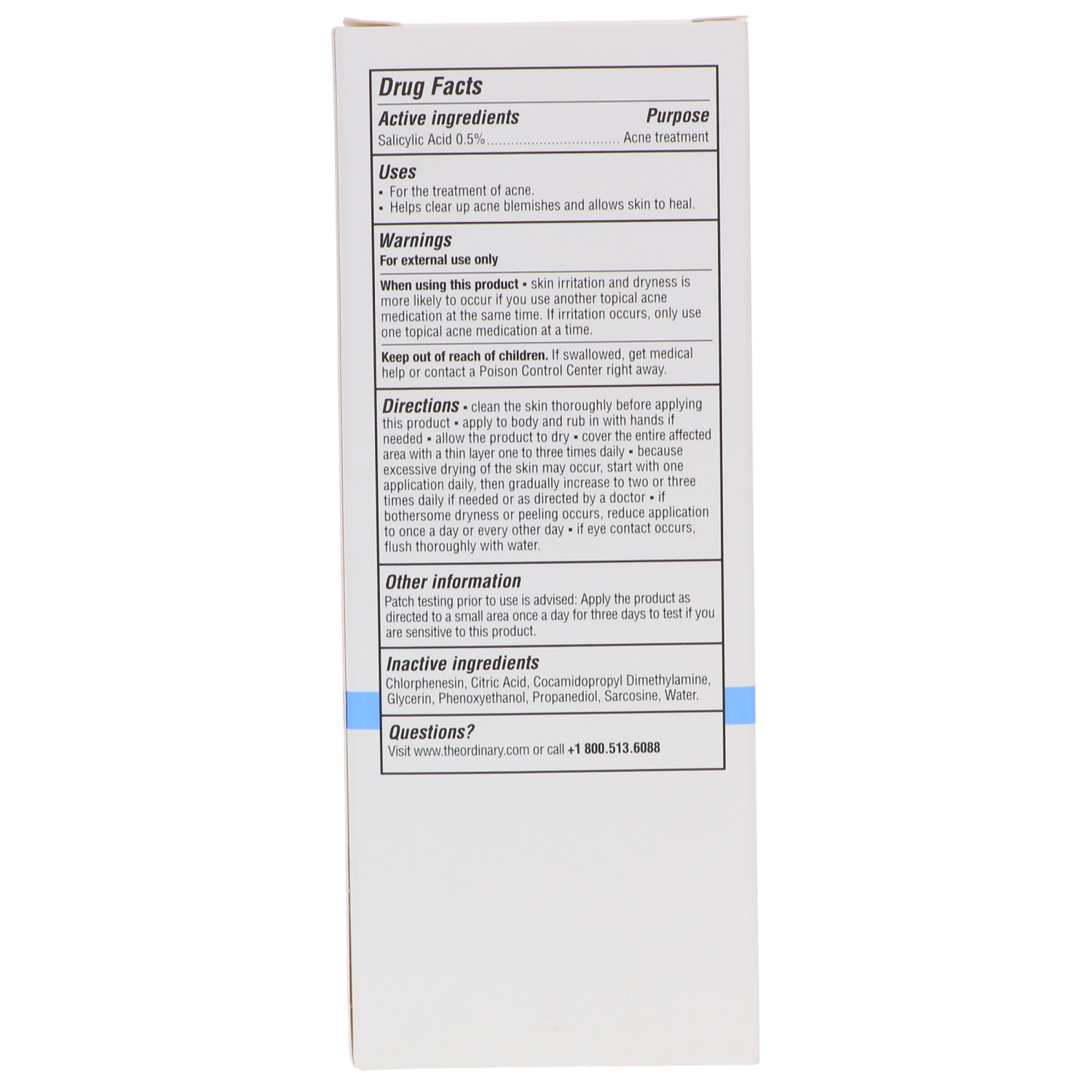 slide 2 of 3, The Ordinary Salicylic Acid 0.5% Body Serum 8.1 Oz, 8.1 oz