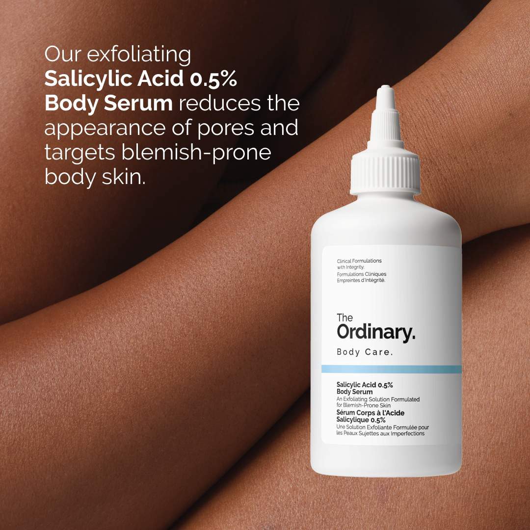 slide 7 of 8, The Ordinary Salicylic Acid 0.5% Body Serum Exfoliating Treatment for Acne 8 oz / 240 ml, 