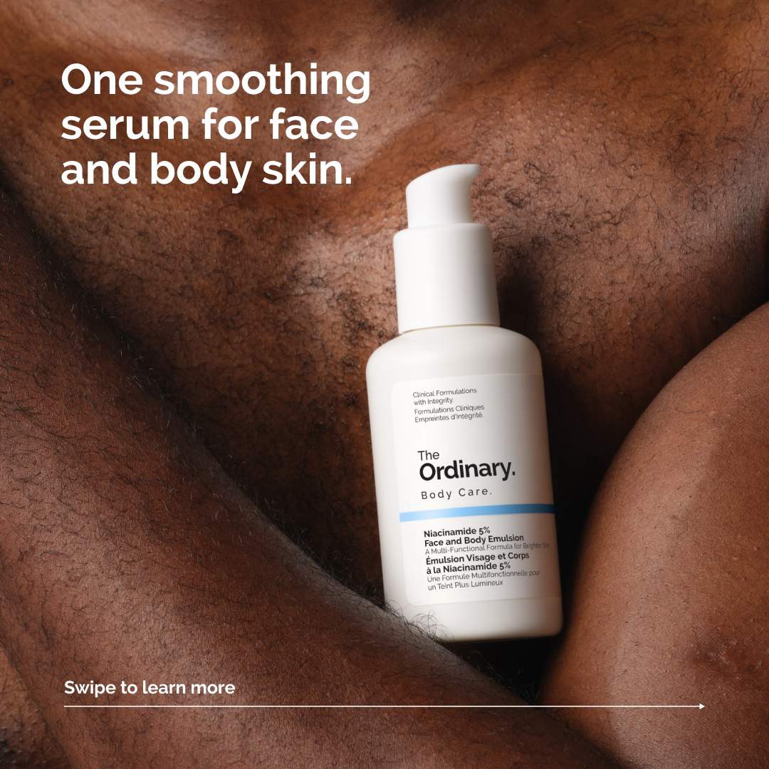 slide 2 of 8, The Ordinary Niacinamide 5% Face and Body Emulsion for Dark Spots & Uneven Tone 3.4 oz / 100 ml, 