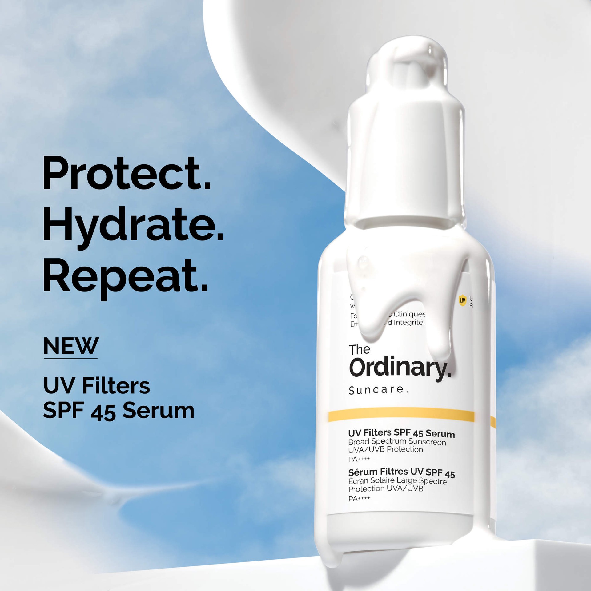 slide 3 of 7, The Ordinary UV Filters SPF 45 Serum Sunscreen PA++++ 2 oz/60 mL, 