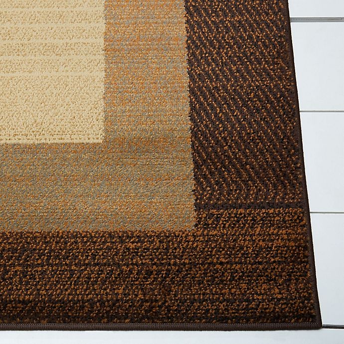 slide 2 of 6, Home Dynamix Royalty Clover Area Rug - Brown/Blue, 4 ft x 6 ft