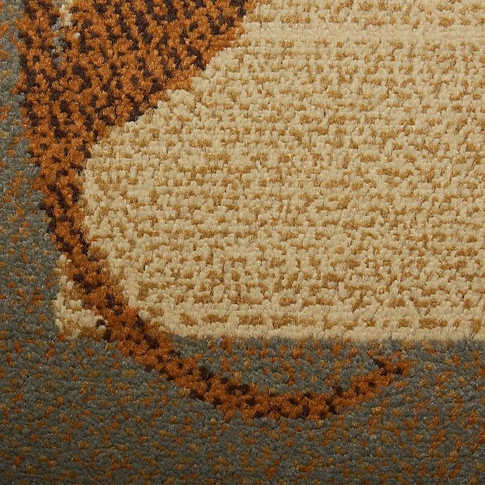 slide 5 of 6, Home Dynamix Royalty Clover Area Rug - Brown/Blue, 4 ft x 6 ft