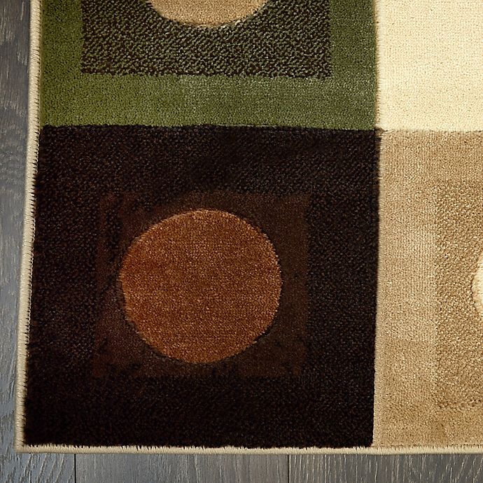 slide 5 of 6, Home Dynamix Tribeca 3'3 x 4'7 Accent Rug - Brown/Green, 1 ct