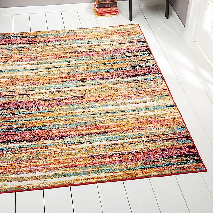 slide 6 of 7, Home Dynamix Splash Cellis Area Rug - Orange/Blue, 5 ft x 7 ft