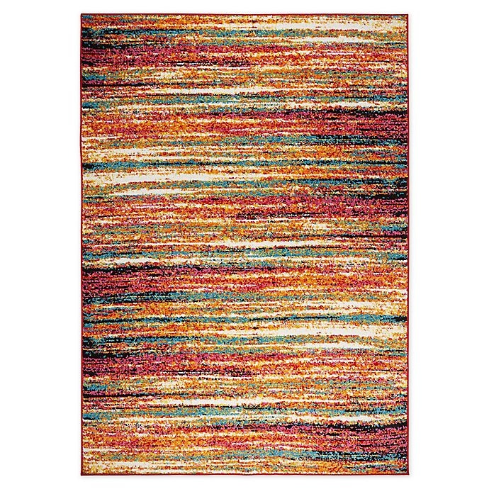 slide 1 of 7, Home Dynamix Splash Cellis Area Rug - Orange/Blue, 5 ft x 7 ft