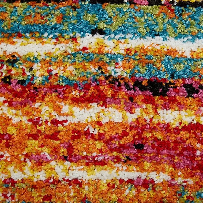 slide 5 of 7, Home Dynamix Splash Cellis Area Rug - Orange/Blue, 5 ft x 7 ft