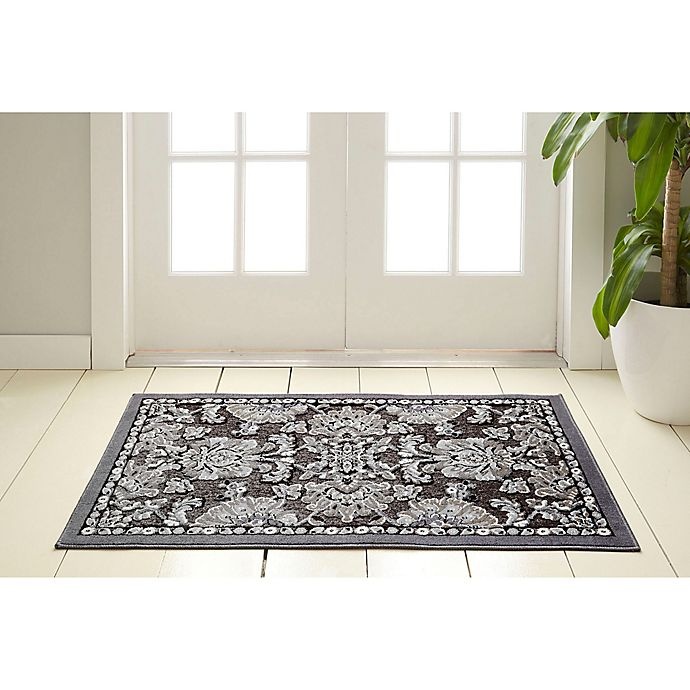 slide 4 of 4, Home Dynamix Maplewood Washable Accent Rug - Grey, 2 ft 3 in x 3 ft 7 in