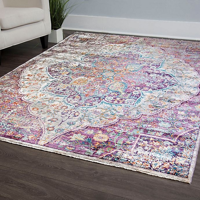 slide 2 of 6, Artisan by Nicole Miller Bohemian 5'3 x 7'9'' Area Rug - Pink/Ivory'', 1 ct