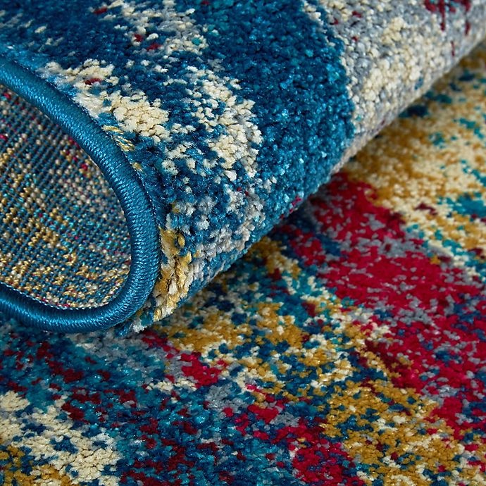 slide 4 of 5, Home Dynamix Serena Vigo Area Rug - Blue/Fuchsia/Orange, 2 ft x 3 ft