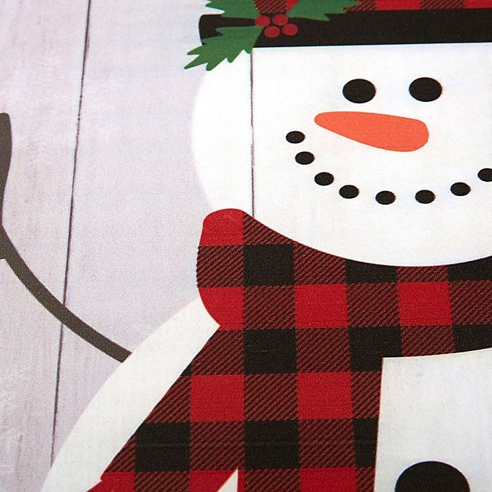 slide 3 of 4, Home Dynamix Let it Snow" Snowman Comfort Mat", 18 in x 30 in