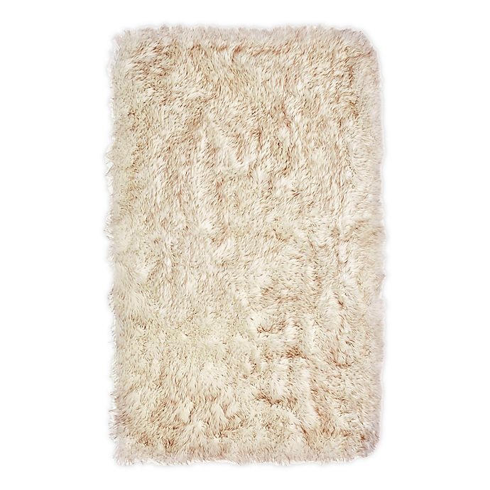 slide 1 of 5, ELLE Home Dynamix Arctic Faux Accent Rug In Ivory/Brown, 1 ct
