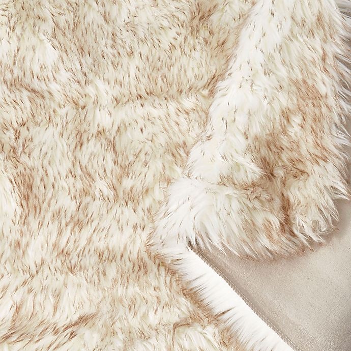 slide 4 of 5, ELLE Home Dynamix Arctic Faux Accent Rug In Ivory/Brown, 1 ct