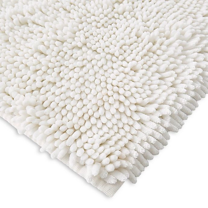 slide 4 of 5, SALT Noodle Woven Bath Rug - White, 1 ct