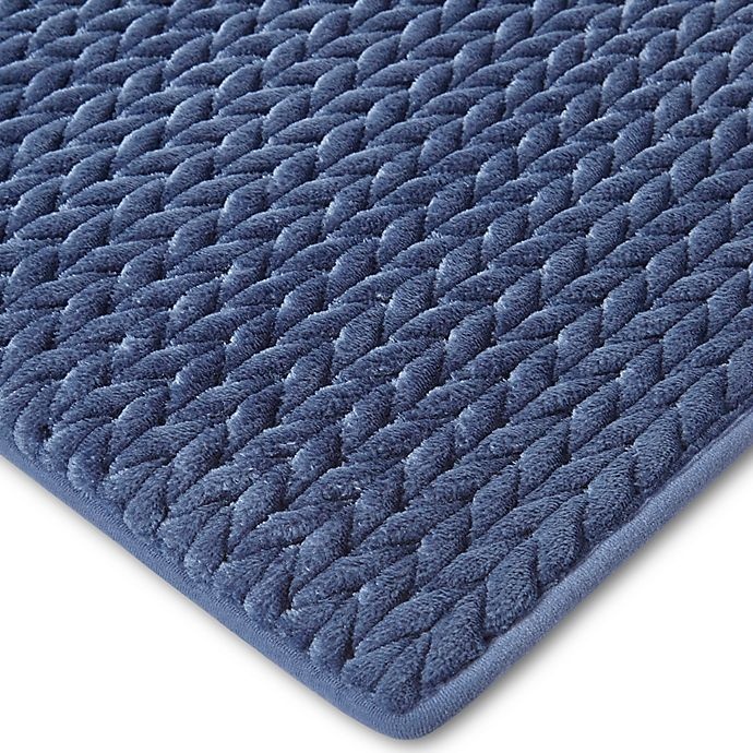 slide 3 of 6, Home Dynamix Spa Retreat Bath Mat Set - Navy Blue, 2 ct