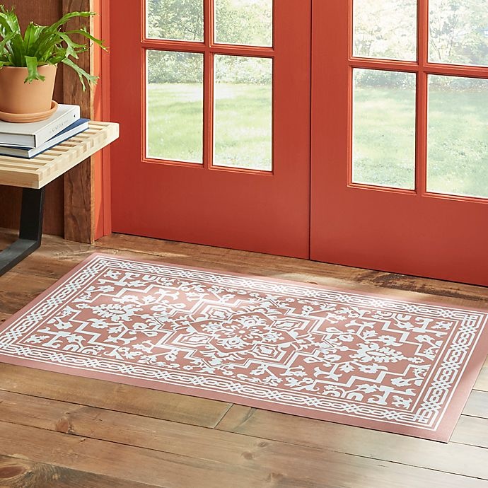 slide 4 of 5, Home Dynamix Channing 2'2 x 3'9 Accent Rug - Rust/Ivory, 1 ct