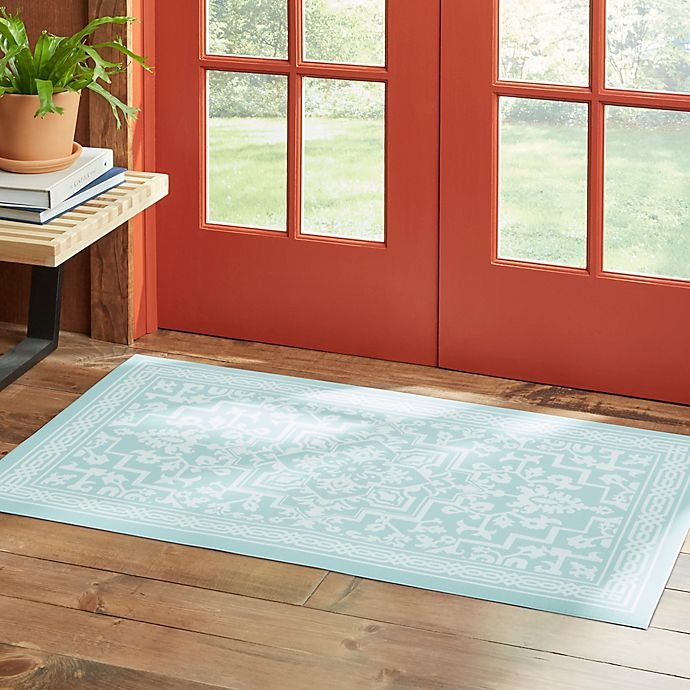 slide 4 of 5, Home Dynamix Channing 2'2 x 3'9 Accent Rug - Light Blue/Ivory, 1 ct