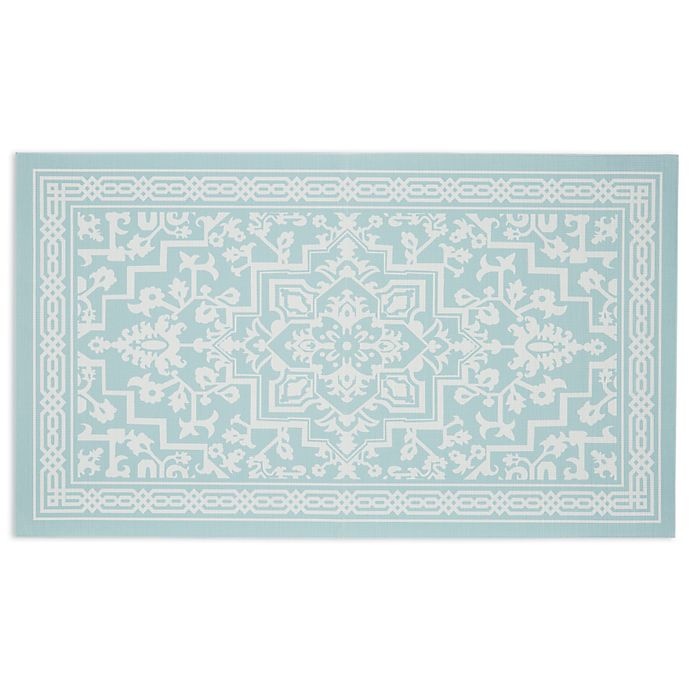 slide 1 of 5, Home Dynamix Channing 2'2 x 3'9 Accent Rug - Light Blue/Ivory, 1 ct