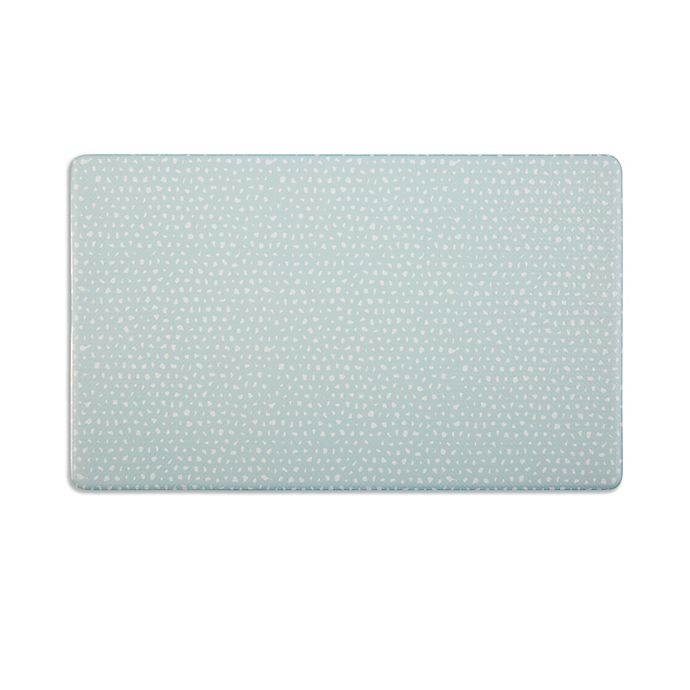 slide 5 of 8, Simply Essential Reversible Kitchen Mat - Light Blue, 18 in x 30 in