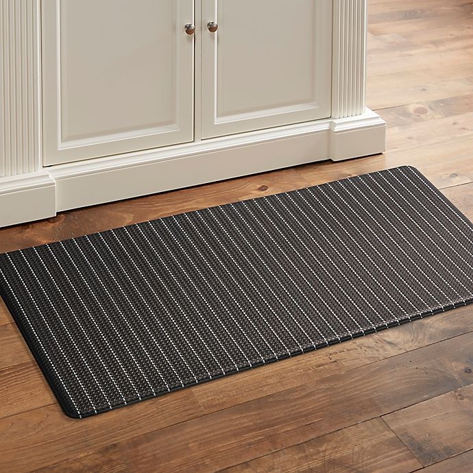 slide 6 of 8, Simply Essential Reversible Kitchen Mat - Grey, 18 in x 30 in