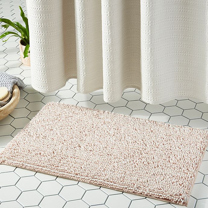 slide 4 of 5, Therapedic Ultimate Luxury Heathered Memory Foam Bath Rug - Morganite'', 21 in x 34 in