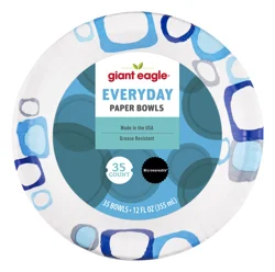 Giant Eagle Paper Bowls Decorated (12 fl oz)