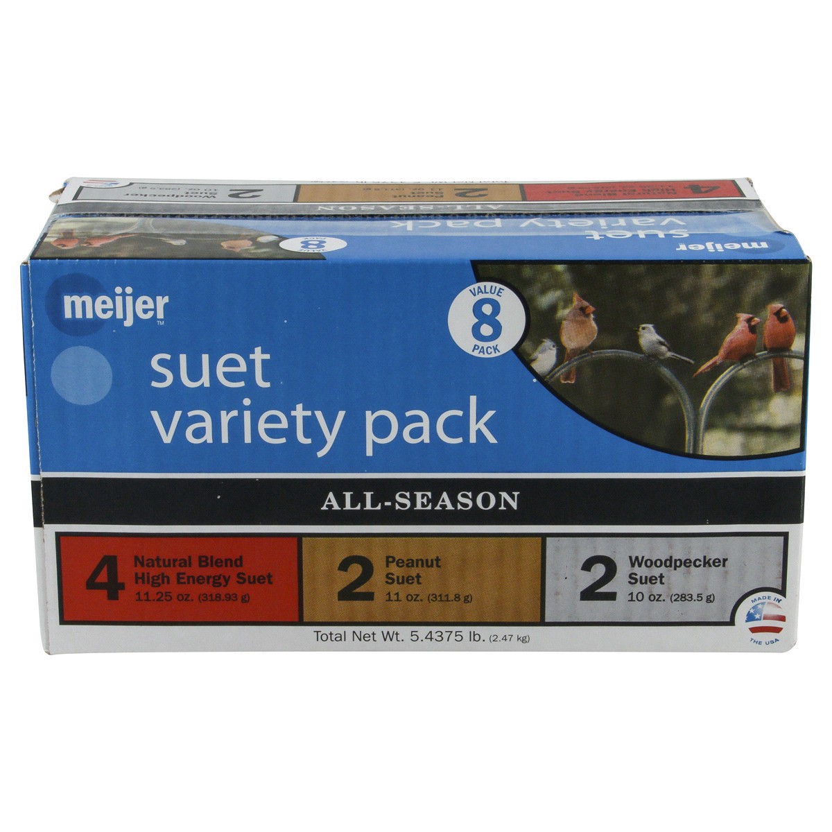slide 13 of 21, Meijer Premium Suet Variety Pack, 8 ct