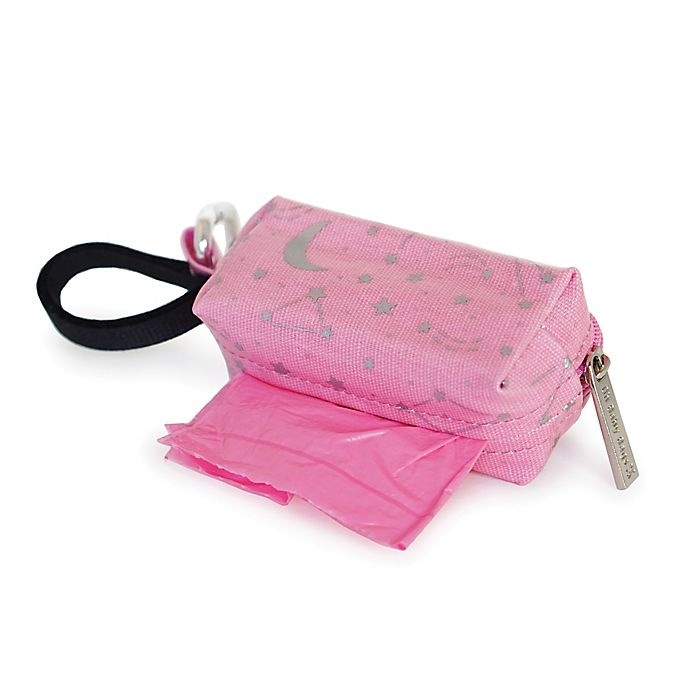 slide 2 of 3, Oh Baby Bags Clip-On Stars Wet Bag Dispenser - Pink, 1 ct