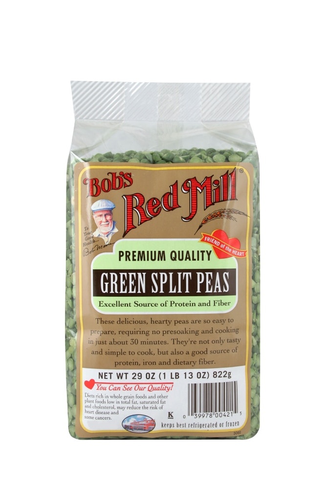 slide 1 of 1, Bob's Red Mill Green Split Peas, 29 oz