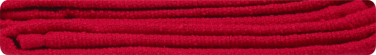 slide 6 of 9, MÜkitchen 100% Cotton Ridged Texture Ruby Dishcloth 1 ea, 1 ea