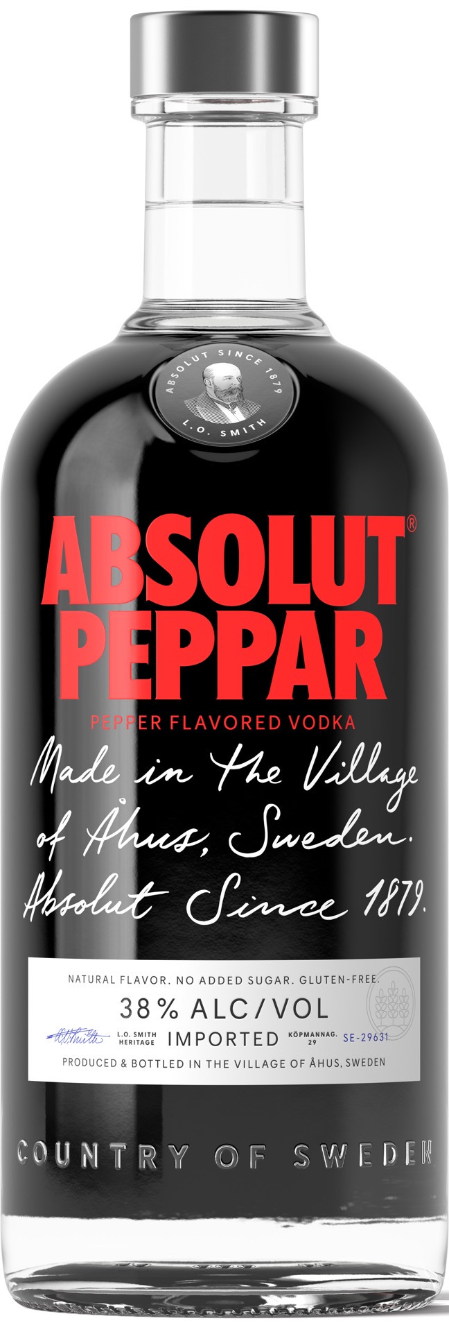 slide 1 of 2, Absolut Peppar Flavored Vodka, 750 mL Bottle, 38% ABV, 750 ml